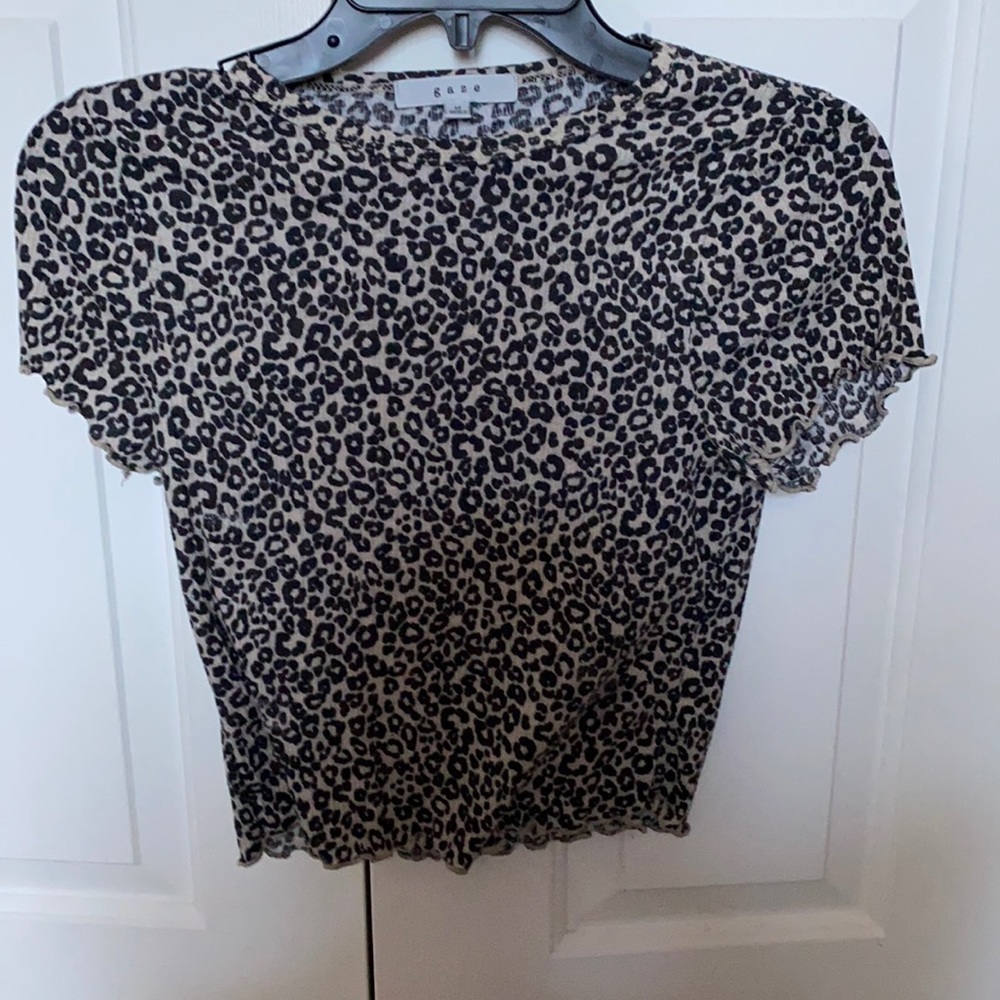 FRANCESSCAS BOUTIQUE CHEETAH TOP